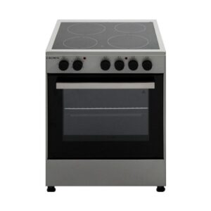 Crown Κουζίνα CEC-6060V 65lt με Κεραμικές Εστίες Π57εκ. Inox